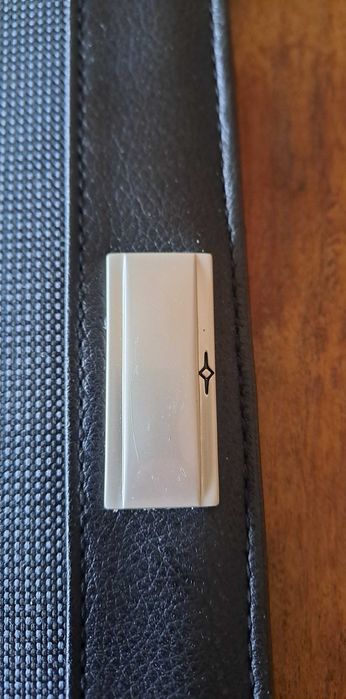 папка луксозна за документи черна с цип Марксман Marksman Размер А4