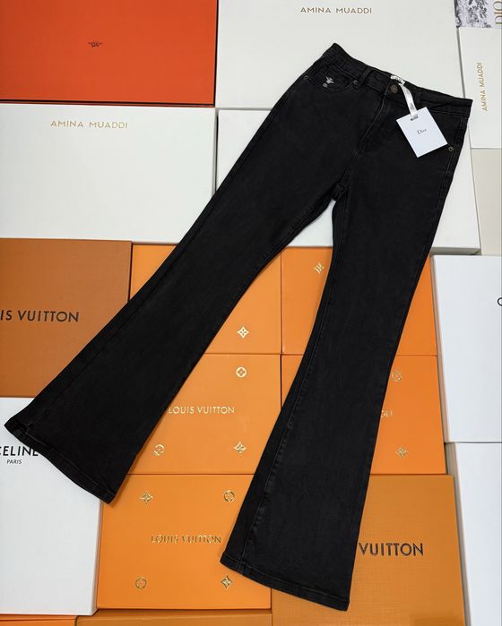 CD дамски дънки чарлстон с висока талия New Season