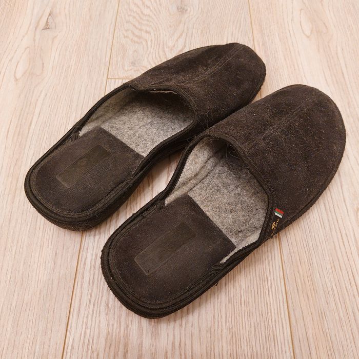 Мъжки пантофи от агнешка кожа