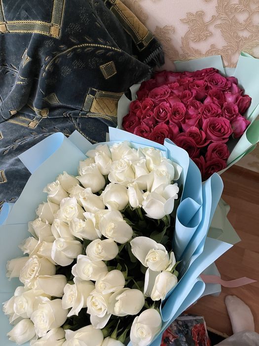 Свежие цветы 51 роз