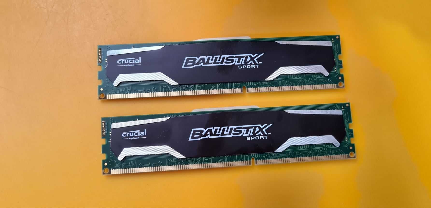 Kit 8GB DDR3 Desktop,2x4GB,Crucial BallistiX Sport 1600Mhz,CL9,Radiato