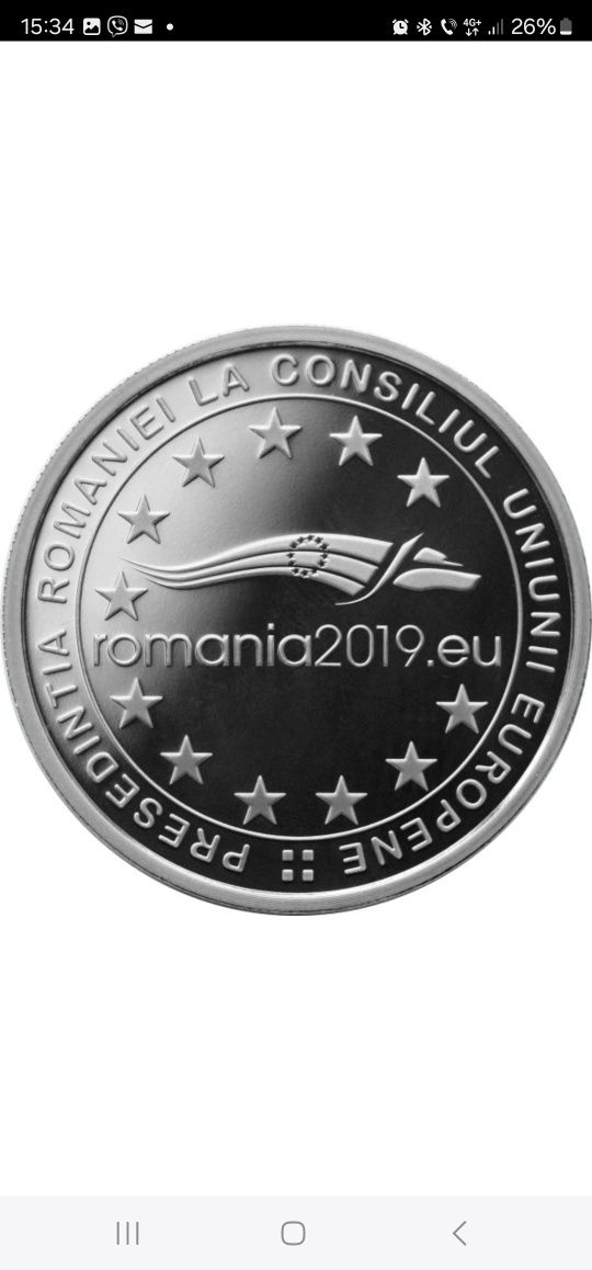 10 lei Ag Preluarea de către România, la 1.1.2019, a Președinției Cons