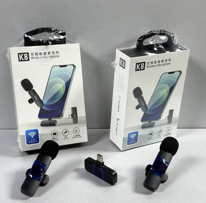 Беспроводной петличный микрофон K8