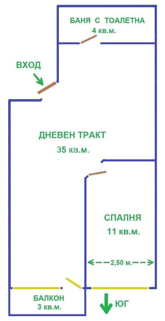 Продава се Едностаен апартамент в Варна, Център - 54 кв.м за 3241 €/кв.м - Снимка #4