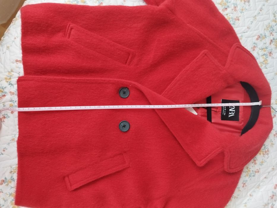 Висок клас вълнено палто Zara