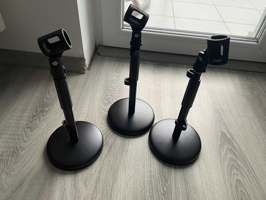 Stative de masa pentru microfon podcast DS1 - 3 bucati