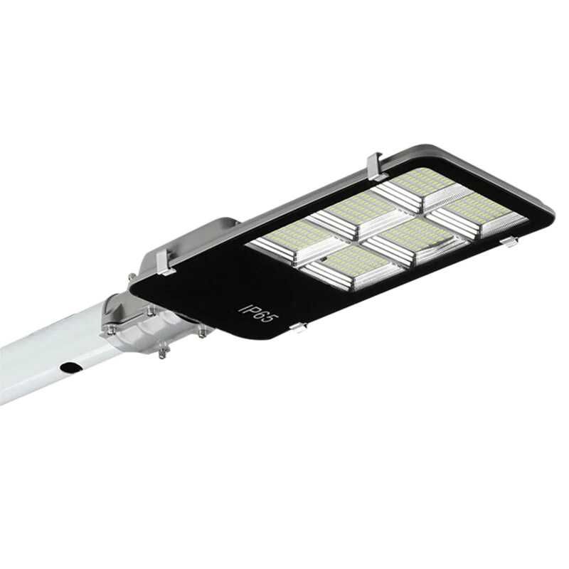 Lampa solara stradala 500W LED SMD cu panou solar brat montare