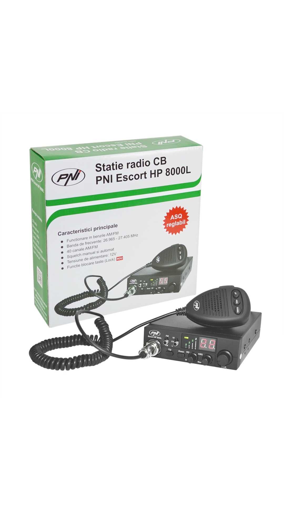 Vând statie radio auto PNI Escort HP 8000L 12V.
