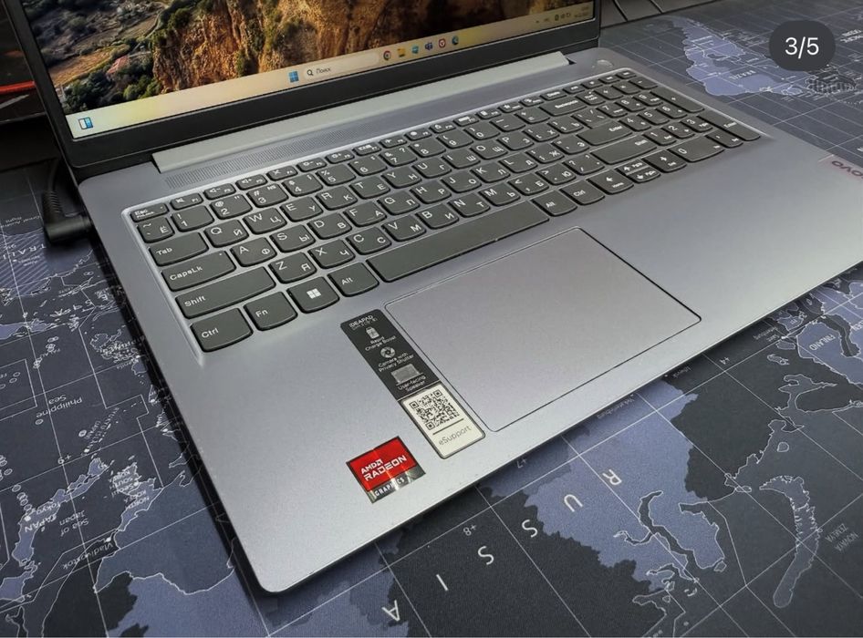 Ноутбук Lenovo ideapad Slim 3 Ryzen 5-7520U/16Gb/SSD512Gb