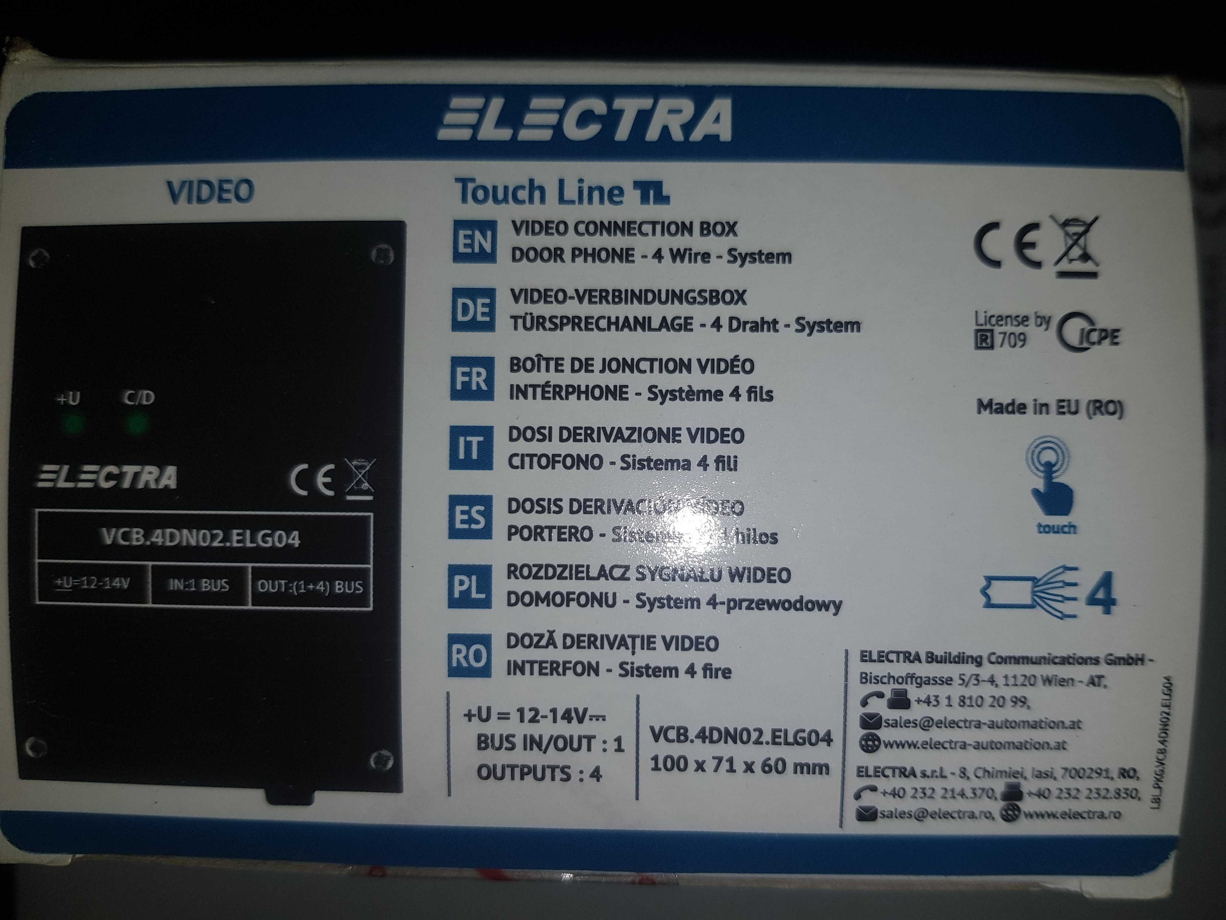Kit Videointerfon Electra Smart