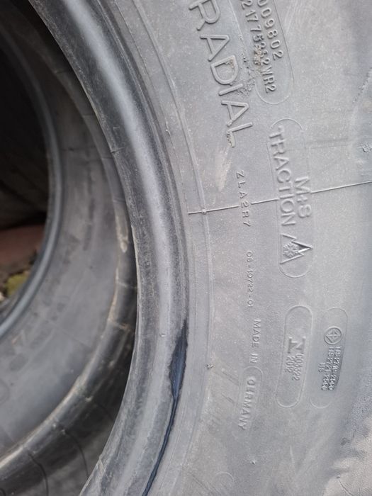 Vand 2 anvelope 315 80 22.5 michelin de direcție bune fara defecte