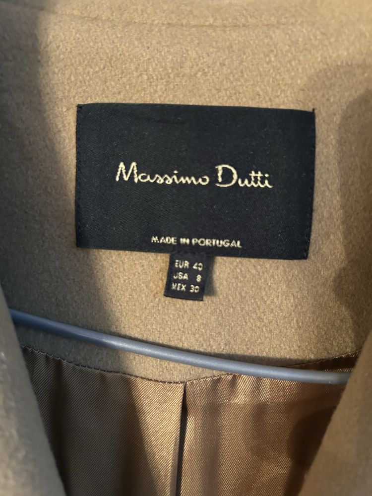 Massimo dutti пальто из шерсти