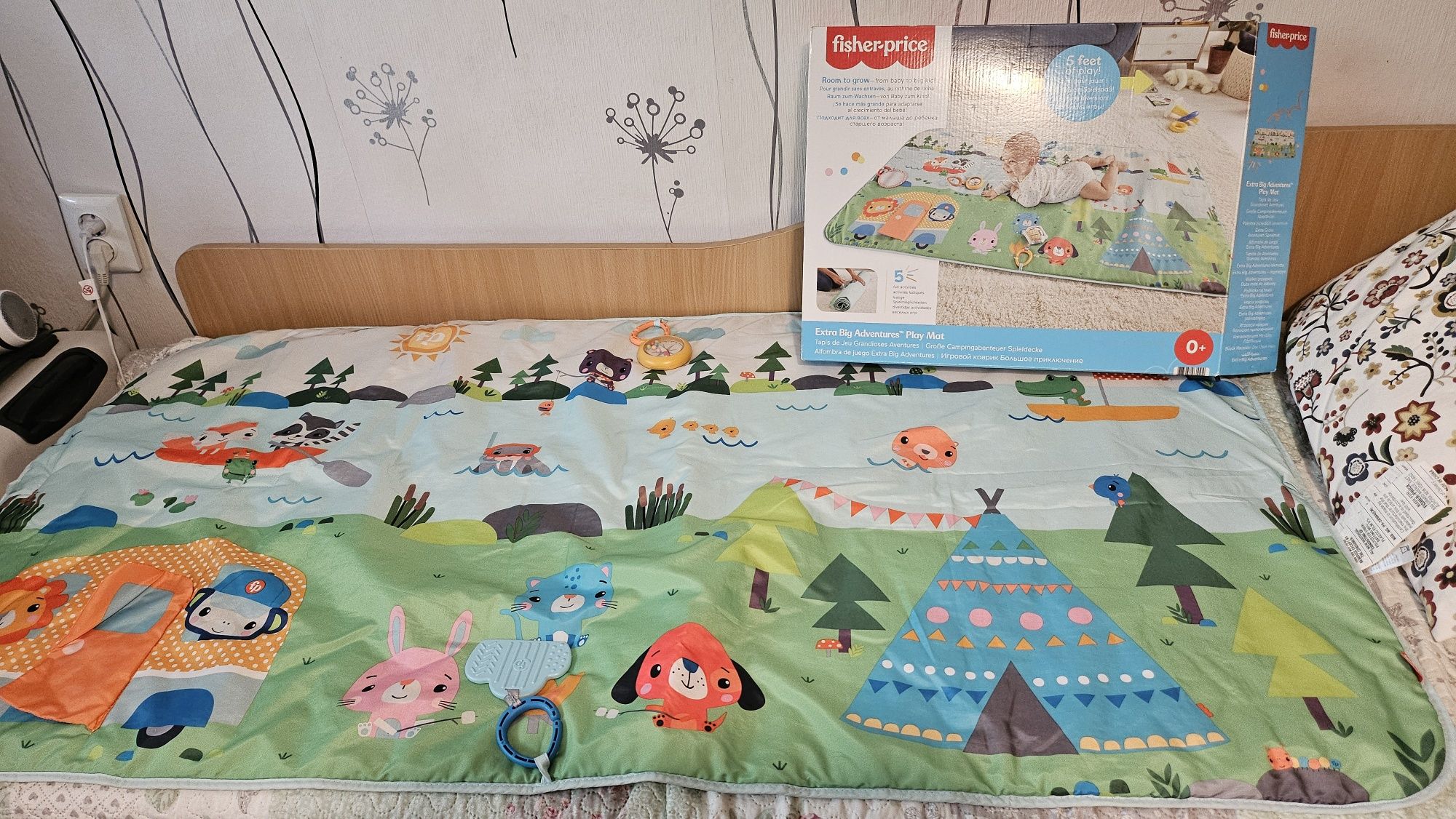 Постелка за игра fisher price