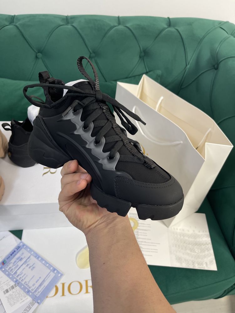 Adidasi Dior D-Connect piele naturala Full Box colectie noua