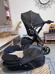 Caruț stokke V 6 cu capotina XXL 2 în 1