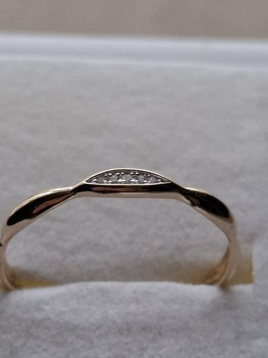 Inel aur 14k diamante