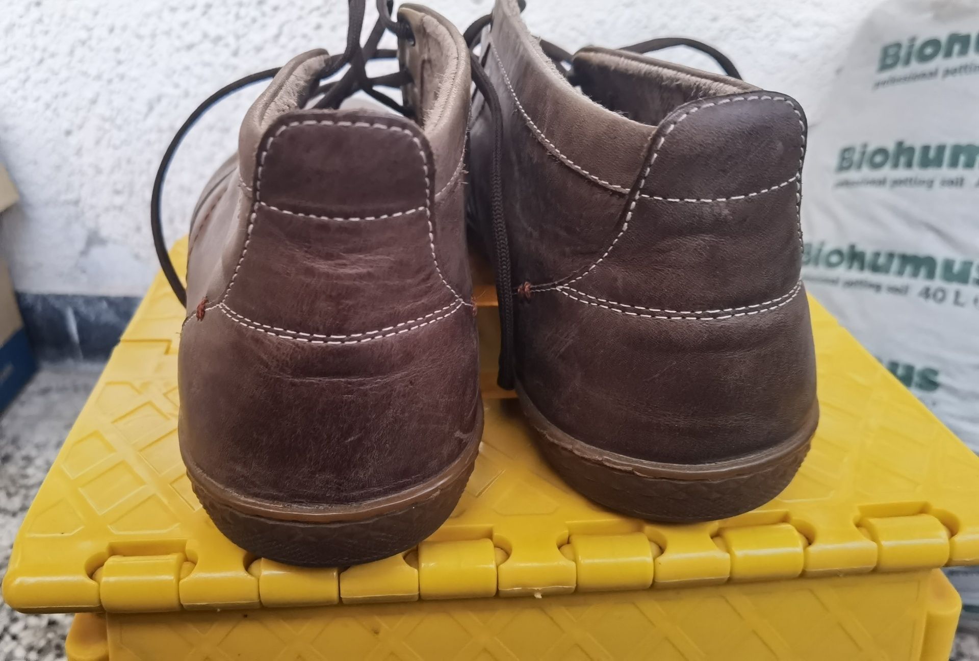 Мъжки кожени обувки от Hush Puppies, 44