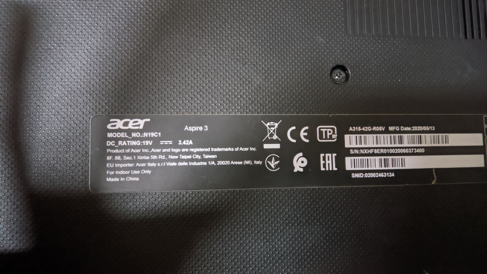 Acer Aspire 3 ноутбук Виндоус 10