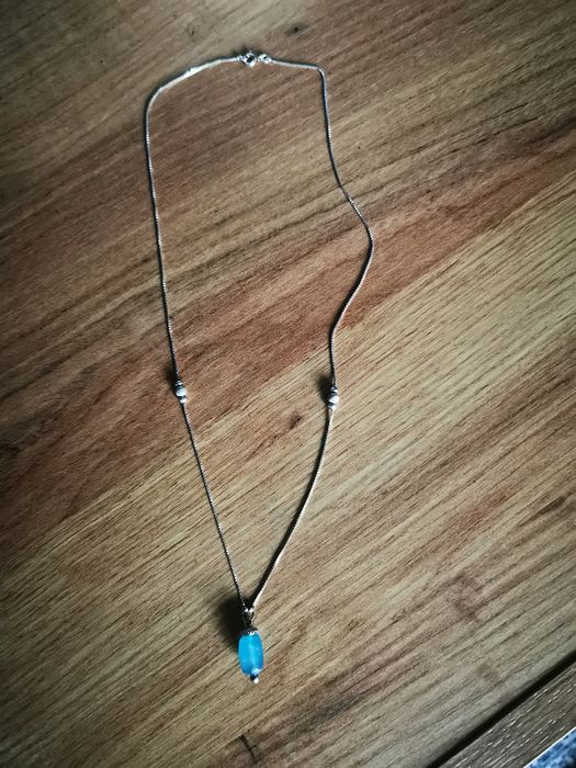 Lănțișor argint jad