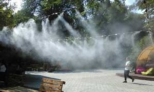 Установка микроклимата... Для пыли подавления.