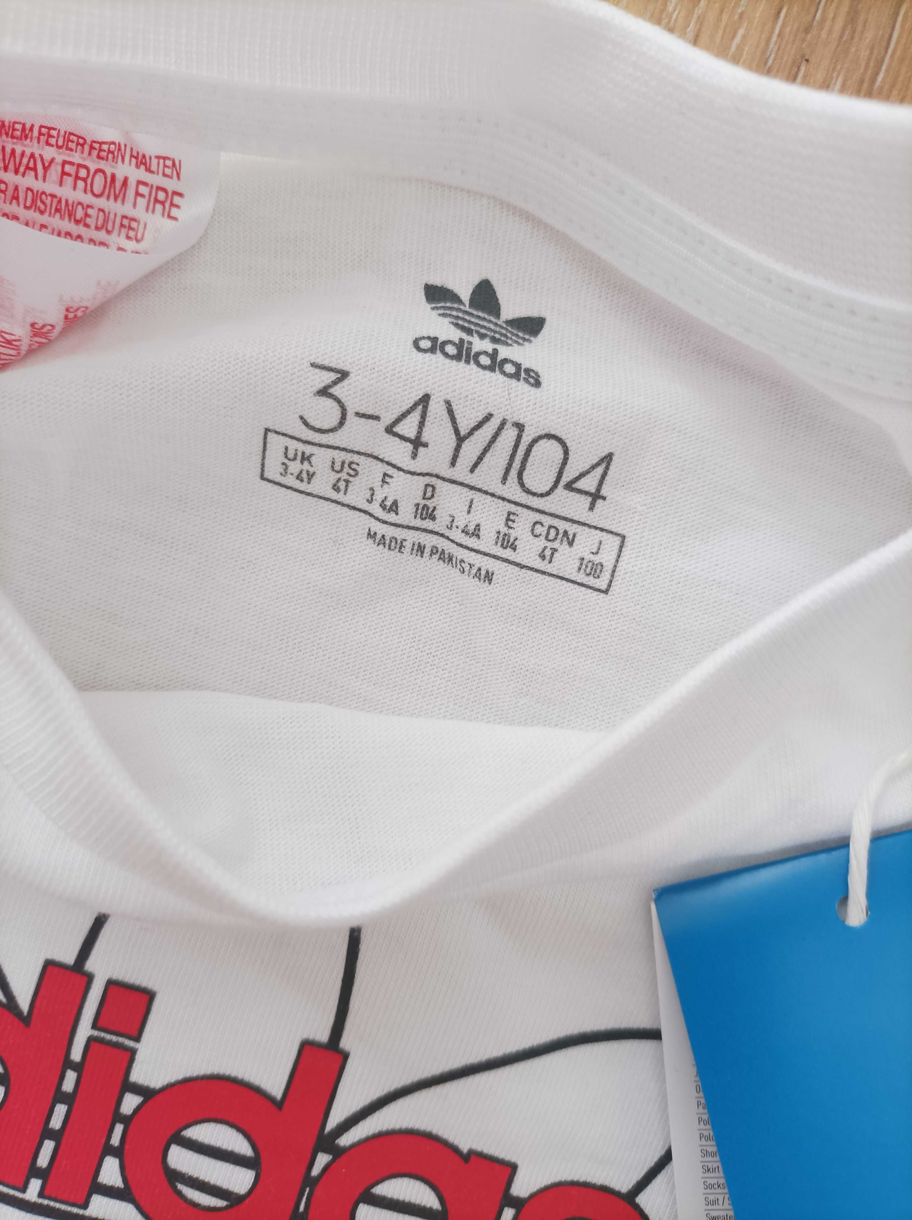 Adidas комплект- 3-4 год 104см