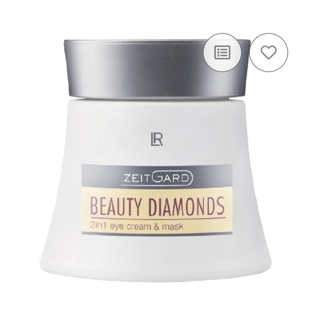 Zeitgard Beauty Diamonds, crema de zi, de noapte , 2in 1 ochi masca