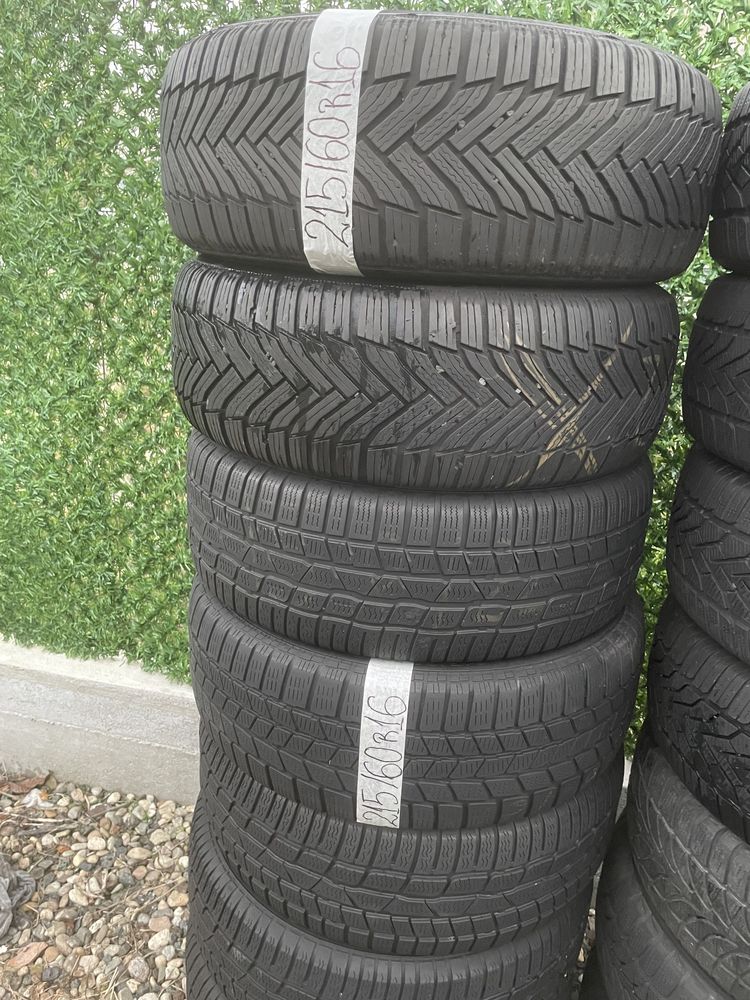 Anvelope 215/60 R16 iarnă M+S mărci premium