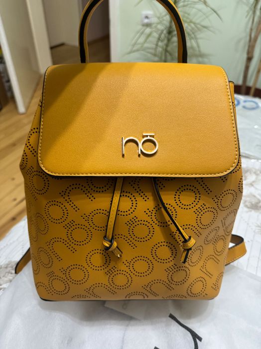 Раница Nobo, цвят горчица
