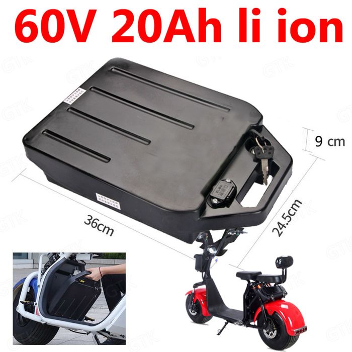 Батерия 60V 20AH • Преносима