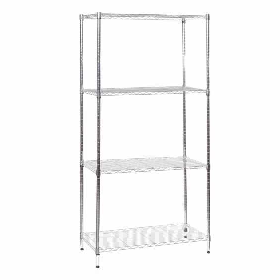 vand raft metalic crome cu 4 polite