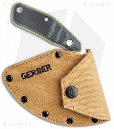 Нож Gerber Downwind Ulu Fixed Blade Knife Flat Sage Green