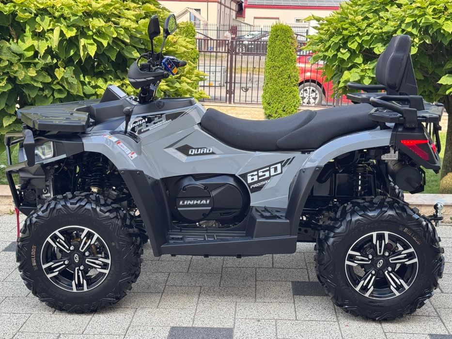 Vand Linhai Promax 650L EPS NOU‼️(cf moto,can am,tgb,segway)

Km:400