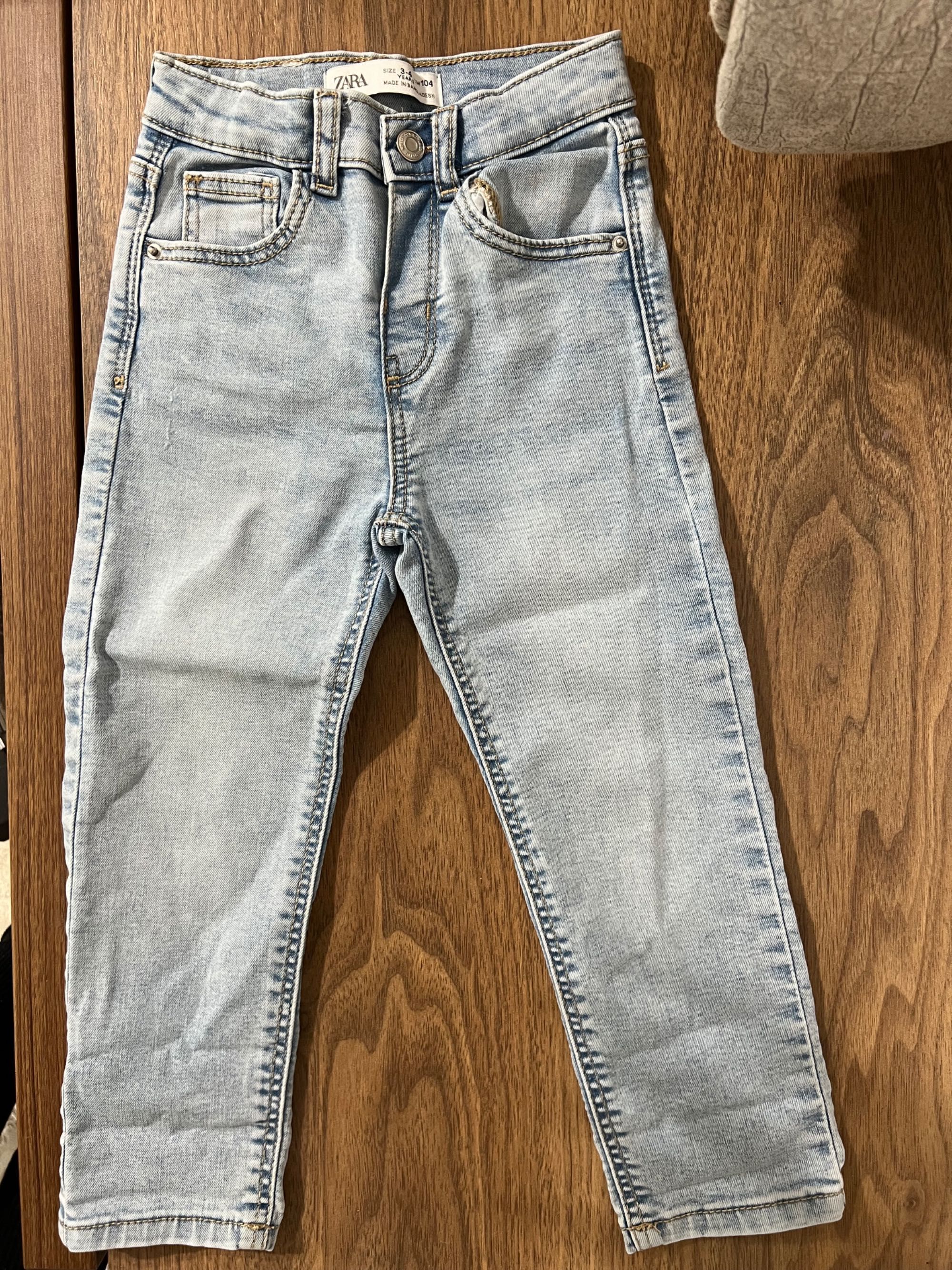 дънки Zara за момиче 3-4 г 104 см