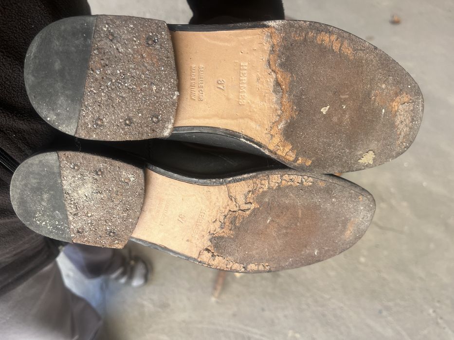 Женские сапоги Гермес Италия 37 размер.