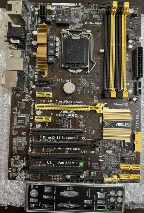 Продается  Z77 /BIOSTAR/ I7 3770/DDR3 8GB/SSD 120GB/