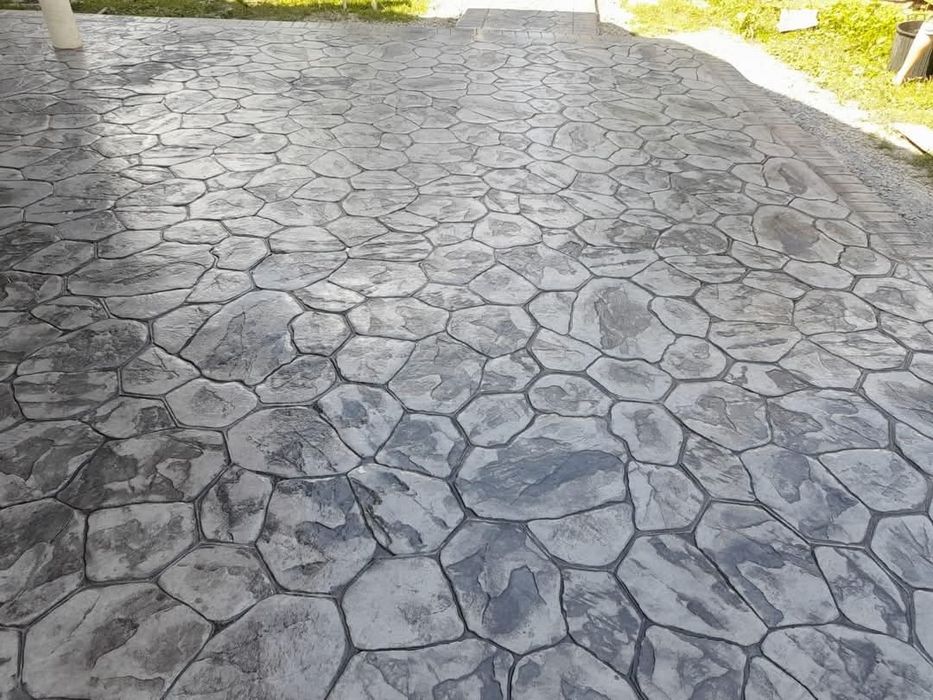 Beton amprentat și elicopterizat