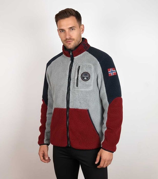 Napapijri Yupik Fleece - Оригинално мъжко поларено яке размер XL