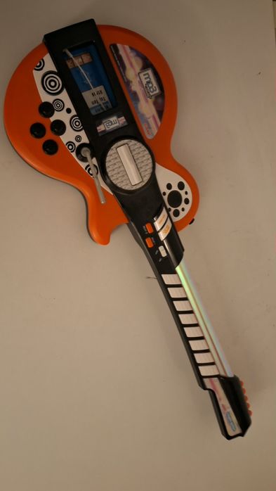 Chitară pentru copii cu butoane + port AUX pentru boxă – baterii inclu