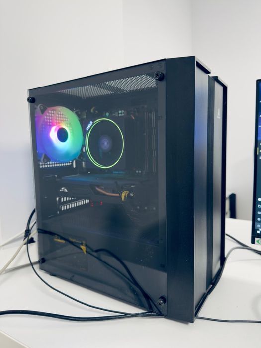 Pc Gaming/work Ryzen 1600x Gtx 1050 8GB DDR4 1TB memorie + monitorAsus