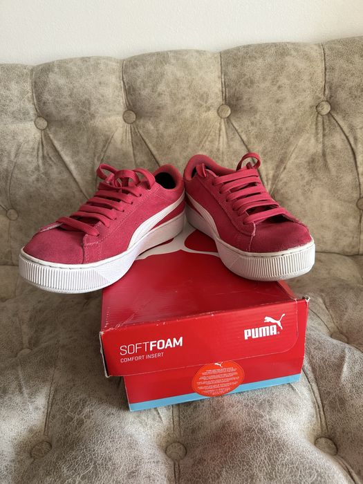 Adidasi Puma din piele naturala pentru dama