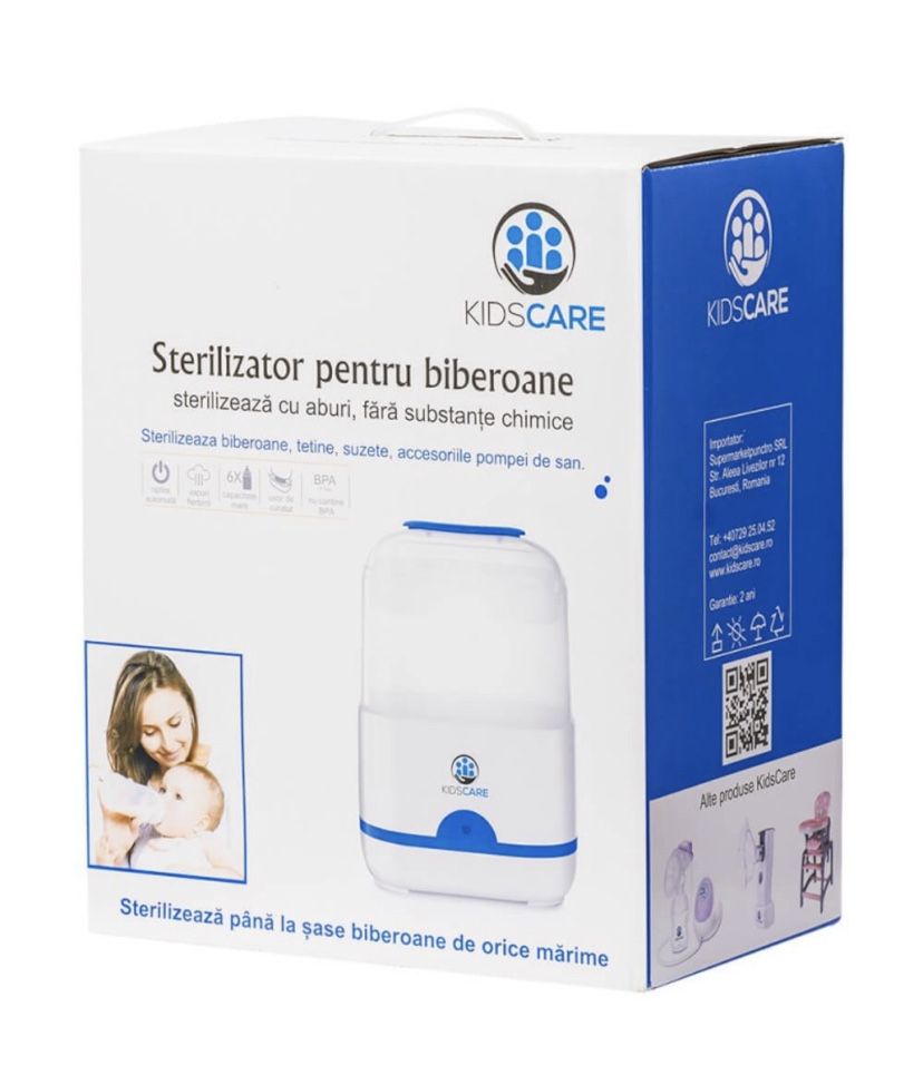 Sterilizator electric pentru 6 biberoane KidsCare KC108