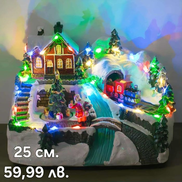 Коледна декорация селце