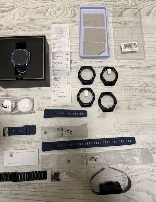 КАТО НОВ Huawei Watch Ultimate Blue Voyage 24м. ГАРАНЦИЯ