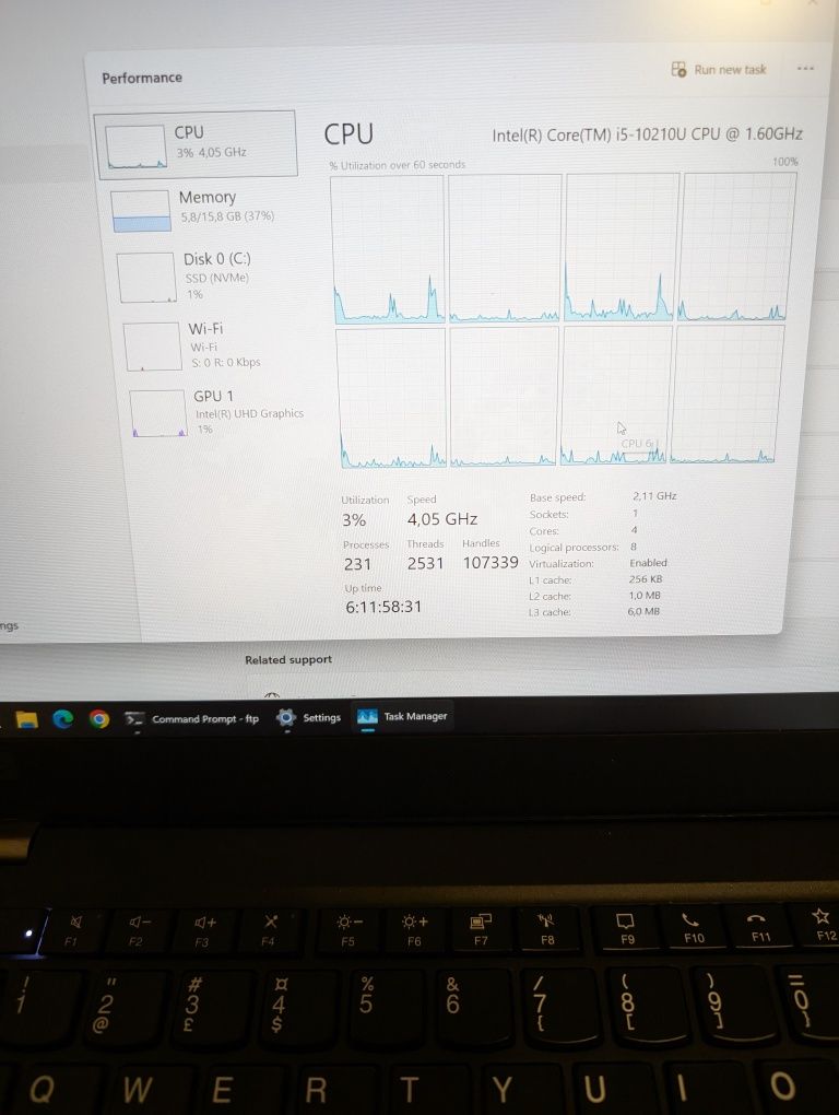 Lenovo ThinkPad T14s I5-10210U / 16 GB Ram / 256 nvme  - Гаранция