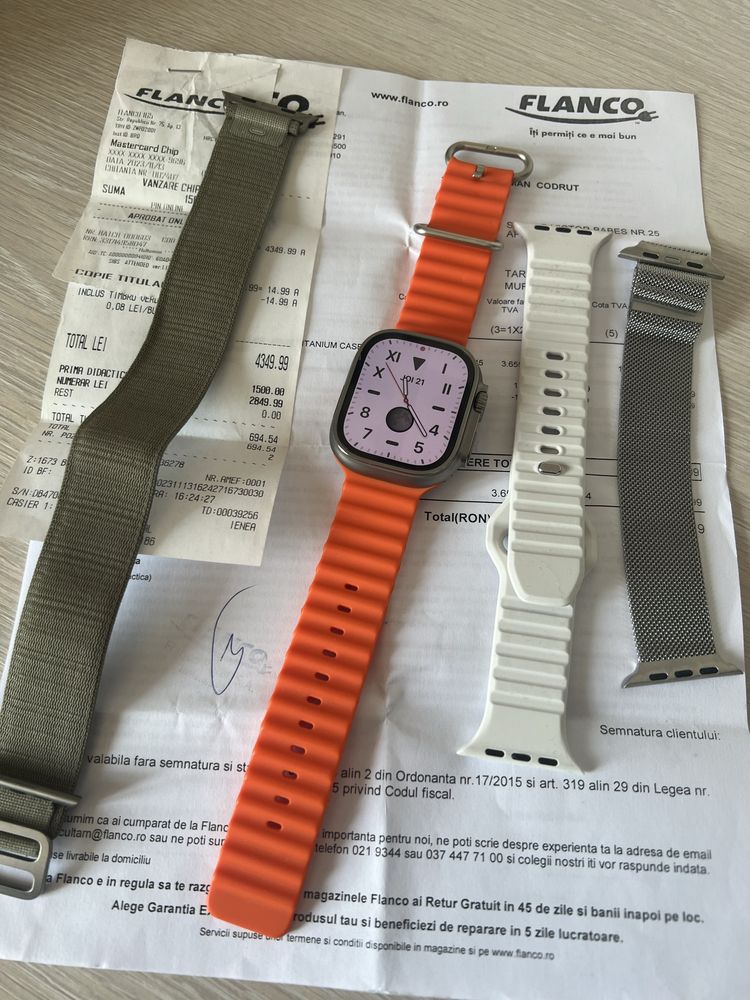 Vand/schimb Apple Watch 2 factura/garantie 20 luni iiimpecabil!