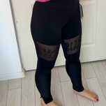 Colanti negri fitness / gym noi cu eticheta H&M
