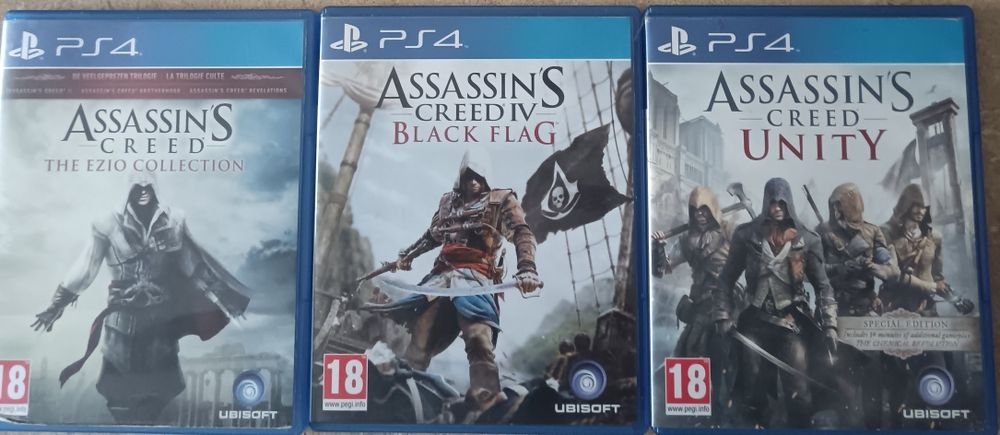 Vând jocuri PS4 în stare bună