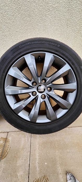 Jante 17" originale Seat + anvelope 255/50 R17 Continental