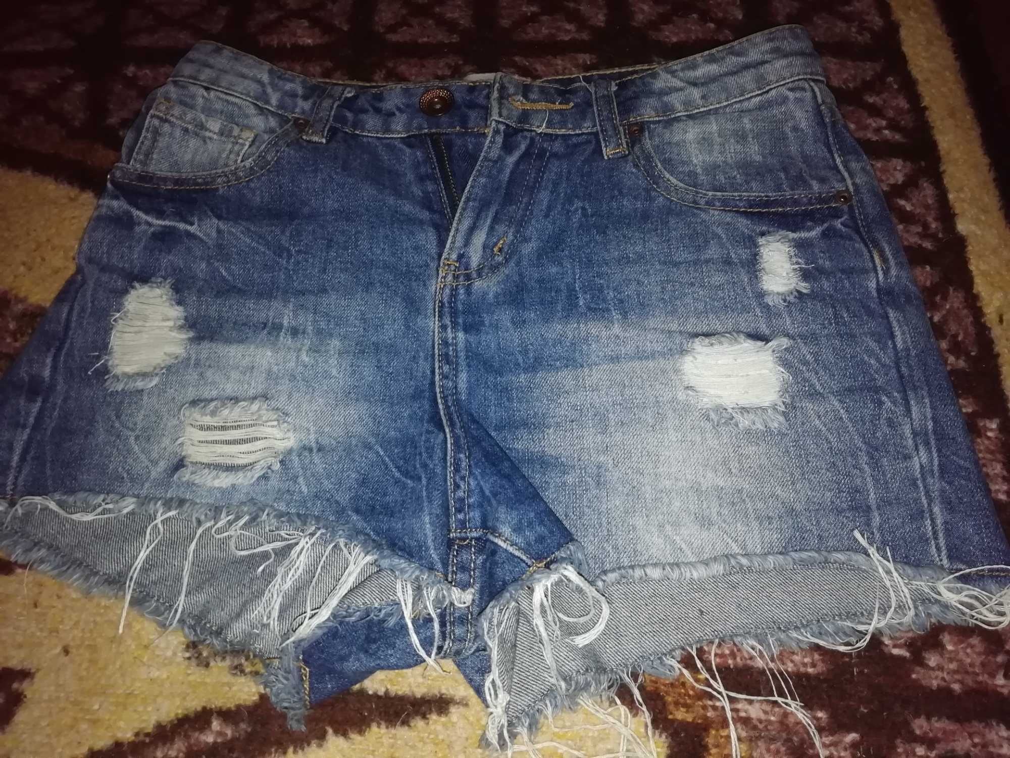 Pantaloni scurți blugi fete plus bonus