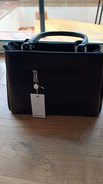 Silvia Rosa - Geantă de damă Negru din piele ecologica, 38*25*13cm